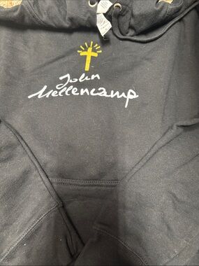 John Mellencamp tour black hooded sweatshirt